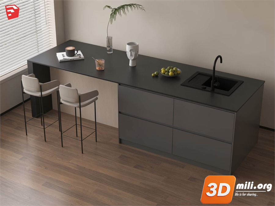 Kitchen island Skp Files